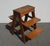 Gorgeous Step Stool Plant Stand in Great Vintage Condition. Solid and Firm. Wear is usual for its age. Please see the...