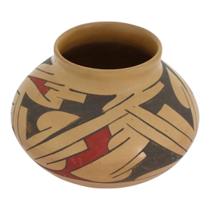 Vintage Mexican Mata Ortiz Pottery Jar Signed by Rafael Silveira C1970