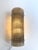 2000 - 2009 Set of Two Contemporary Smoked Diamanted Rectangular Murano Style Glass Wall Sconces For Sale - Image 5 of 5