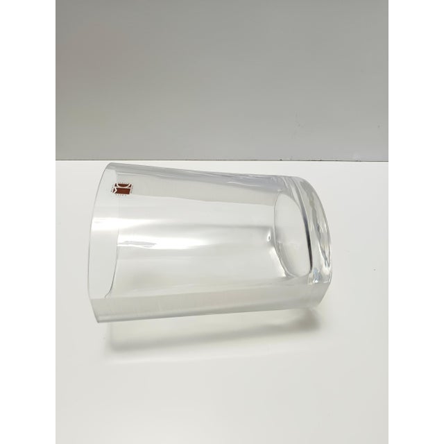 Transparent Murano Glass Vase by Carlo Moretti, Italy, 1990s For Sale - Image 9 of 13
