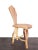 Solid Oak Wood Chairs- a Pair For Sale - Image 4 of 9