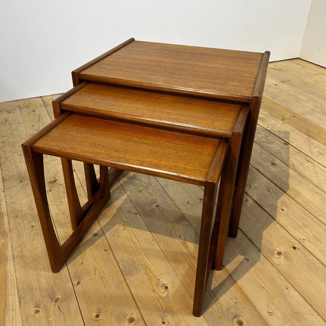 G Plan Quadrille Teak Nesting Tables, 1960s