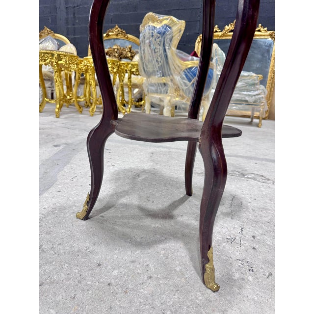 Louis XV Style French Trefoil Side Table For Sale - Image 11 of 11