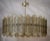 Mid-Century Chandelier in Murano Art Glass and Brass, 2000 For Sale - Image 9 of 9