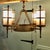 Arts and Crafts 4 Arm Pendant Lights, 1920, Set of 2 For Sale - Image 4 of 8