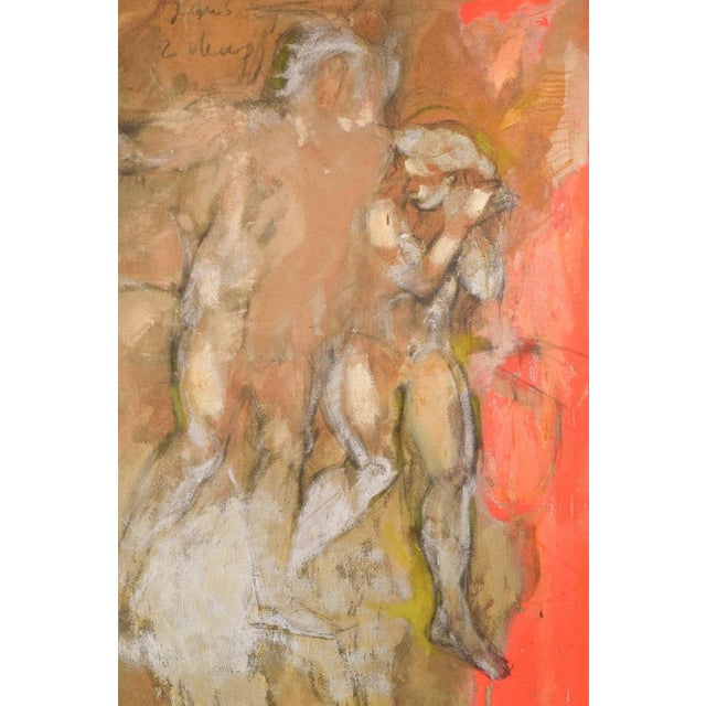 Vicente Vela, Large Figurative Expressionist Nude Studies, 1997, Oil on Canvas, Set of 2 For Sale - Image 13 of 18