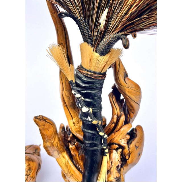 Exceptional Mixed Media Fiber Sculptures by Bobbe McClure For Sale - Image 10 of 11