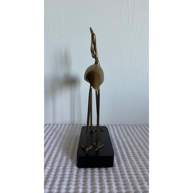 Frederick Cooper Vintage Frederick Cooper Entwined Brass Cranes For Sale - Image 4 of 5