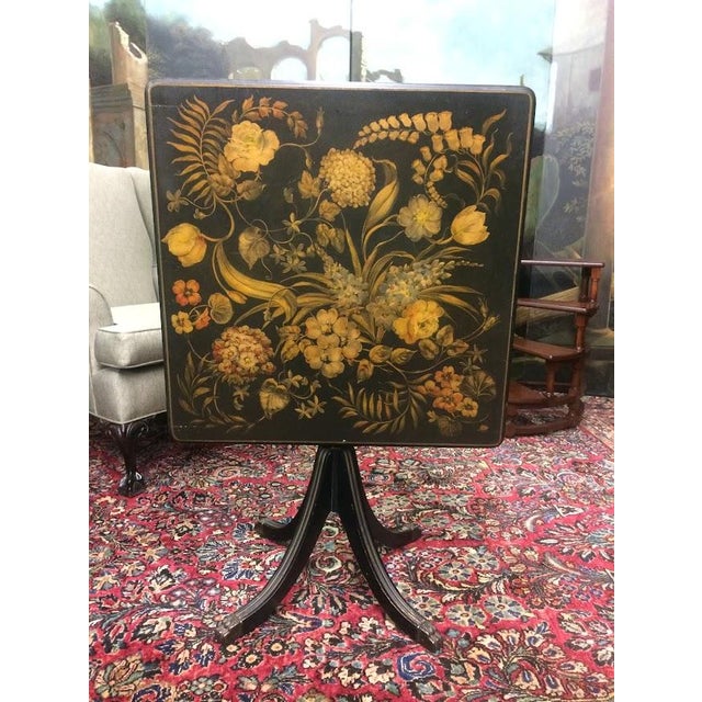 Wood Antique Card Table, Antique Games Table For Sale - Image 7 of 11