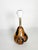 The lampshade is not included. A charming, handcrafted table lamp made from a solid olive wood burl, showcasing the...