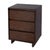 Mid-Century Modern Halmstad 22 in. W Rectangular Wood Panel 3 Drawer Narrow Nightstand, Brown For Sale - Image 3 of 11