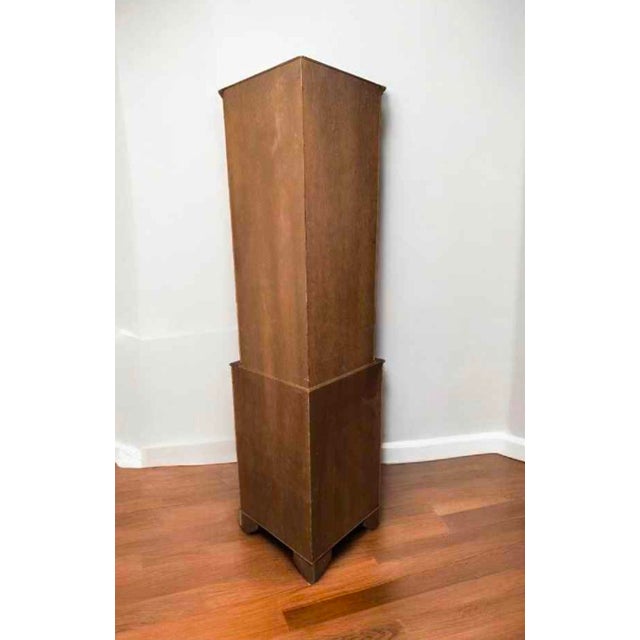 English 1960s Georgian English Mahogany Inlaid Corner Cabinet For Sale - Image 3 of 11