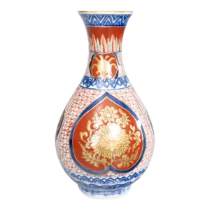 Mid-20th Century Chinese Imari Baluster Vase