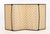 Light Yellow Japanese Four-Panel Byobu Screen For Sale - Image 8 of 10
