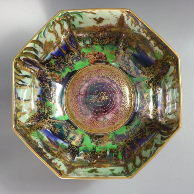 Wedgwood Fairyland Lustre Octagonal Dana Bowl For Sale - Image 10 of 18