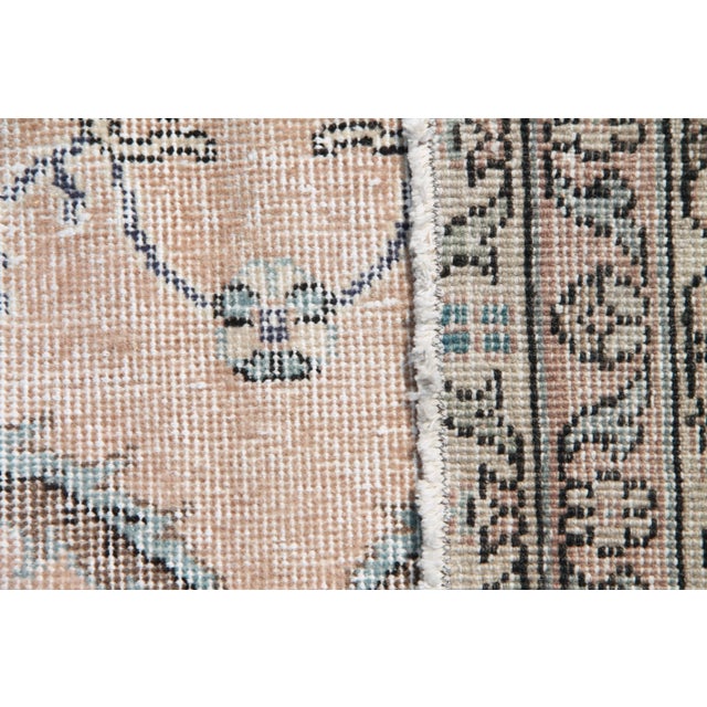 Oversized Vintage Hand Knotted Turkish Rug - 99" X 145" For Sale - Image 10 of 11