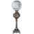 Antique Classical Brass & Figural Silver Gilt Bronze Converted Gass Lamp C1900 For Sale - Image 11 of 13