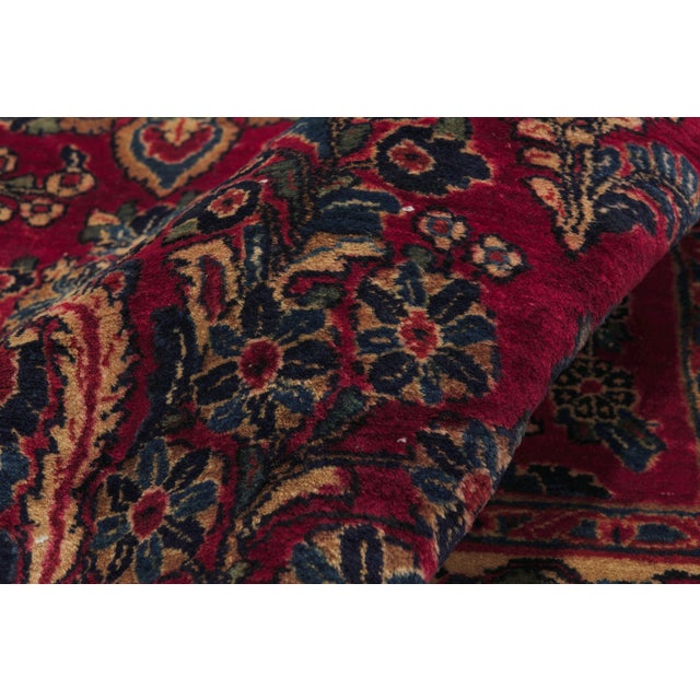 Antique Persian Sarouk Rug, 09'02 X 16'09 For Sale In Dallas - Image 6 of 10