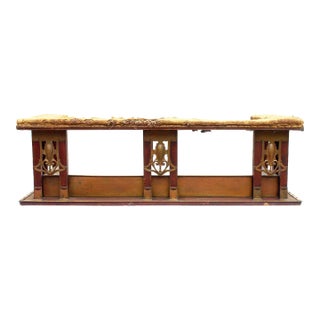 Antique Gothic Revival Fireplace Club Fender For Sale