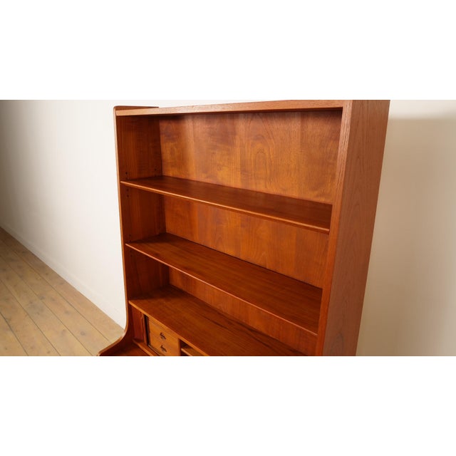 Wood Vintage Highboard Shelf in Teak from Johannes Sorth, 1965 For Sale - Image 7 of 13