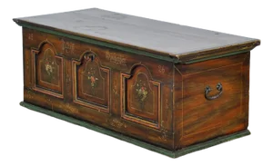 Folk Art Bridal Chest, 1826