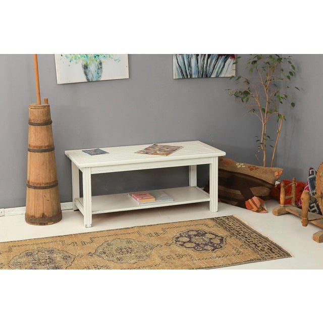 Mid 20th Century Vintage Decorative Turkish Oushak Runner For Sale In Los Angeles - Image 6 of 7