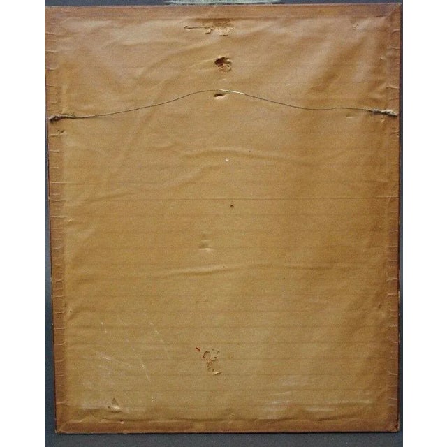 Vintage Mid Century Gouache Watercolor Signed by G Rosales (Mexican) Village For Sale - Image 4 of 6