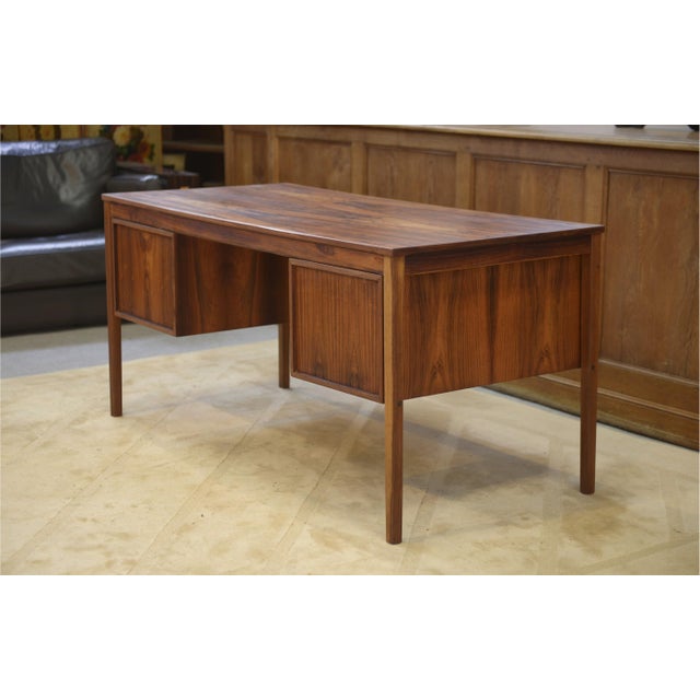 Scandinavian Bruksbo Wooden Desk attributed to Torbjorn Afdal, 1960s For Sale - Image 12 of 14