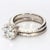 Contemporary Tacori 6-Prong Diamond Engagement Ring Set - Gia 1.51ct Diamond - Size 4 For Sale - Image 3 of 6