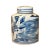 Ceramic Chinese Blue White Ceramic Oriental Scenery Graphic Container Urn Jar For Sale - Image 7 of 7