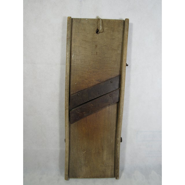 Art Deco Rustic Kitchen Mandoline Cabbage Shredder Decor For Sale - Image 3 of 12