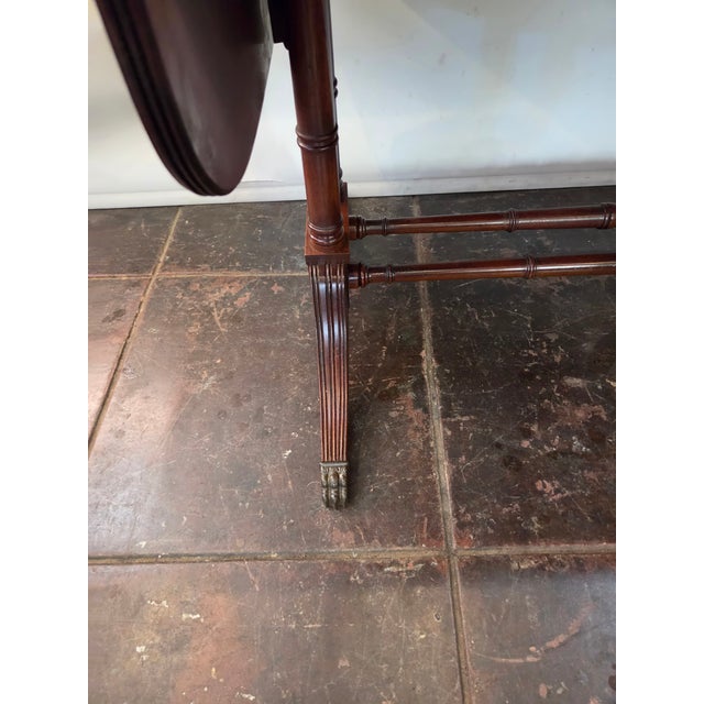 Antique Sofa Table Desk Library Table Mahogany Console Table For Sale - Image 11 of 11