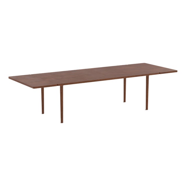 Cast Minimalist Extensible Dining Table in Walnut Wood from Mor For Sale