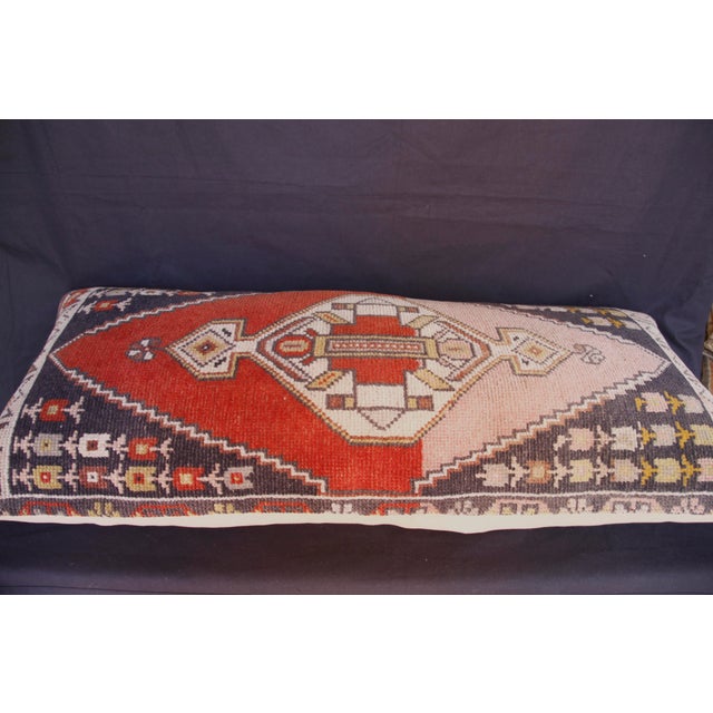 Rug Pillow for Bohemian Home Decoration -17'' X 42'' For Sale - Image 12 of 14
