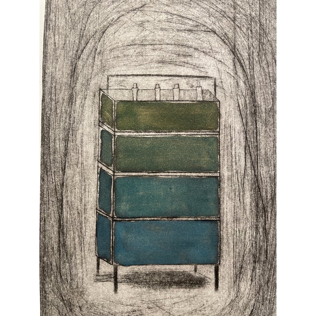 Etching signed "JM Goddard" (or Tim or Jim, take your pick). Marked as an artist proof on the lower left. Combined...