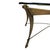 Vintage Brutalist Forged Iron and Glass Coffee Table For Sale - Image 4 of 9