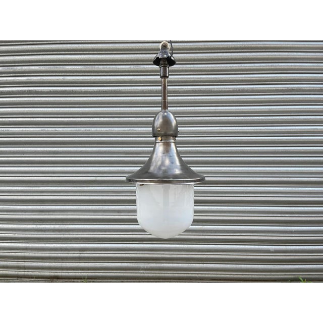 Industrial Pendant Light by Kandem - Körting & Mathiesen Leipzig, 1930s For Sale - Image 10 of 11