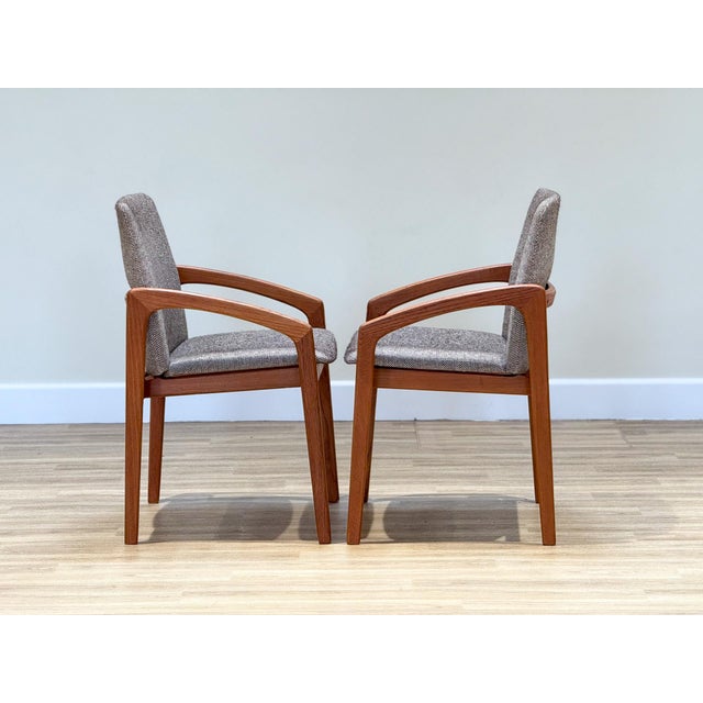 Danish Knife Chairs from K.S, 1960s, Set of 6 For Sale - Image 11 of 13