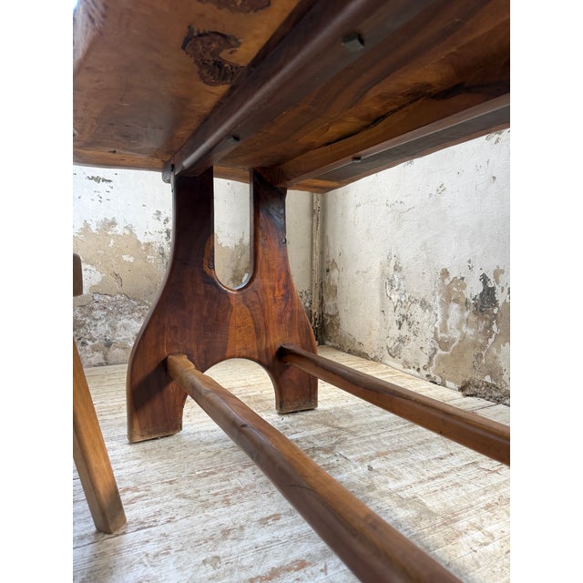 Dining Table in Olive Wood from Maison Skela, 1960 For Sale - Image 15 of 18