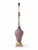 Exceptional Marbro lamp in translucent lavender glass in excellent condition