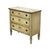Wood Provincial LXVI French Chest of Drawers in White and Light Blue Lacquer For Sale - Image 7 of 8
