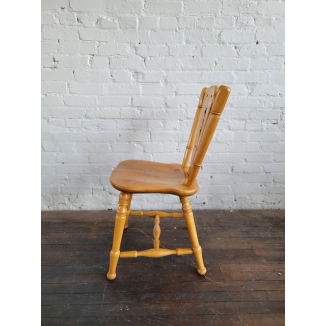 Wood 1950s Maple Dutch Brutalist Style Dining Chairs, Set of 6 For Sale - Image 7 of 15