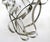 1980s Vintage Silver Aluminum Abstract Ribbon Wall Sculpture Attributed to Curtis Jere For Sale - Image 5 of 12