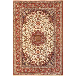 Pasargad Persian Isfahan Seirafian Signed Rug - 5' X 7'7" For Sale
