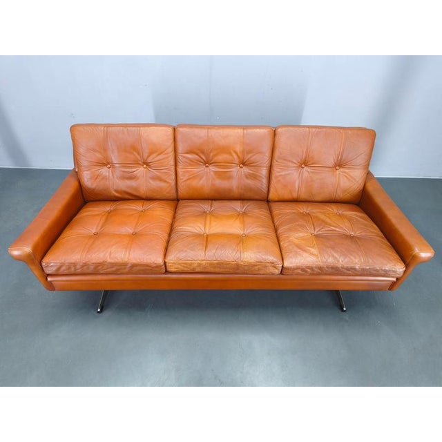 Vintage Danish Leather Sofa by Svend Skipper, 1960s For Sale - Image 3 of 18