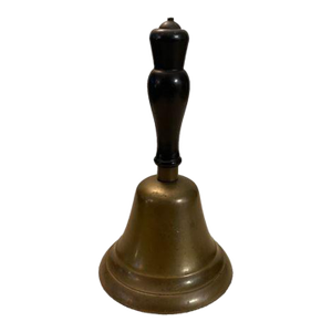 Antique Bronze Hand Dinner Bell