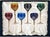 This set of six Fabergé Lausanne crystal wine glasses in a presentation case is a luxurious and elegant addition to any...
