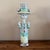 A wonderful large pair of Bjorn Wiinblad ceramic figural candlesticks with removable inserts, full of the whimsical detail...