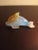 This is a Solid Onyx Blue 5" Dolphin Sculpture Procured at auction
