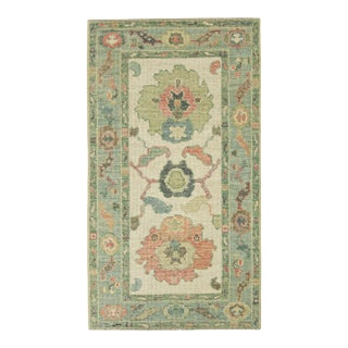 Turkish Oushak Rug 2'10" x 5' #20211 For Sale